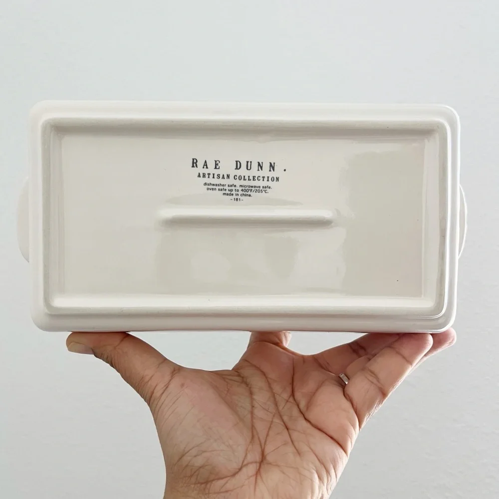 Rae Dunn SHARE Ceramic Loaf Pan